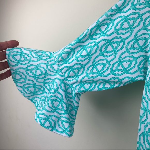 Cabana Life Coastal Cottage Off The Shoulder Dress 50 + UPF protection medium - Picture 7 of 12